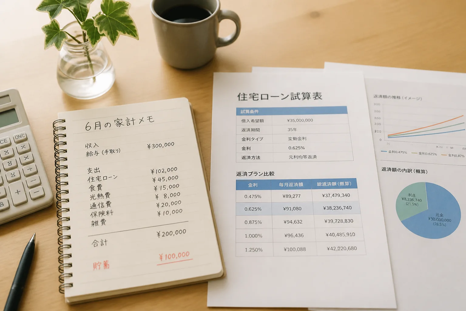 6月の住宅ローン見直しイメージ