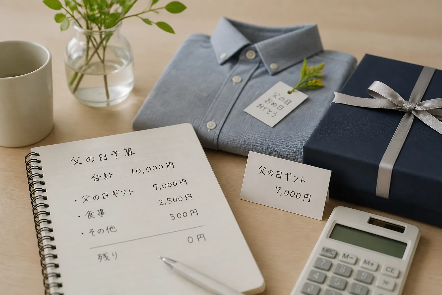 父の日予算を考えるイメージ