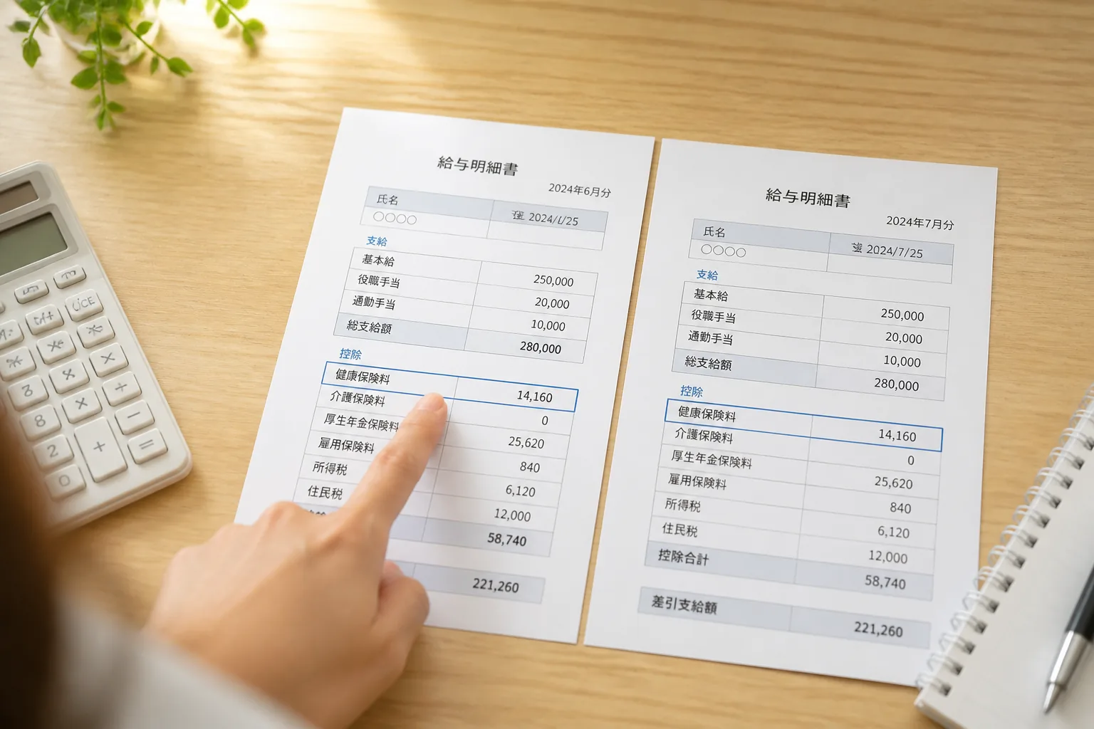 健康保険料チェックのイメージ