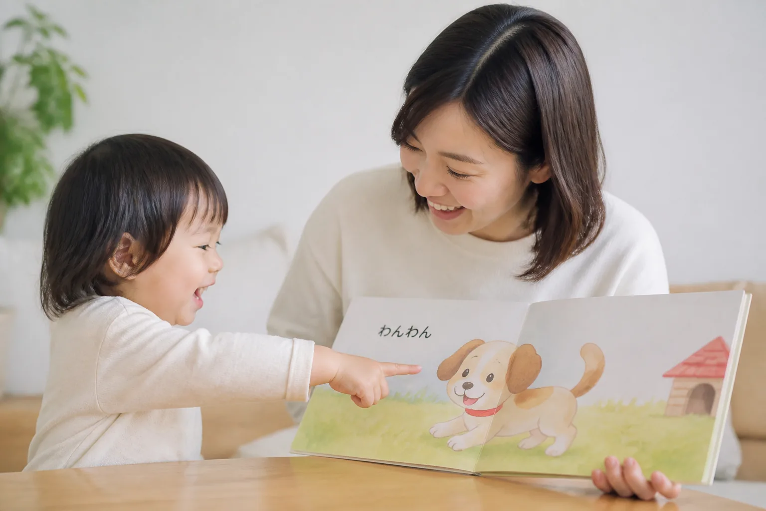 擬音語を交えた絵本読み聞かせ