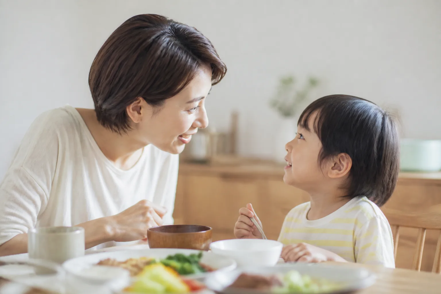 食事中の声かけの実例
