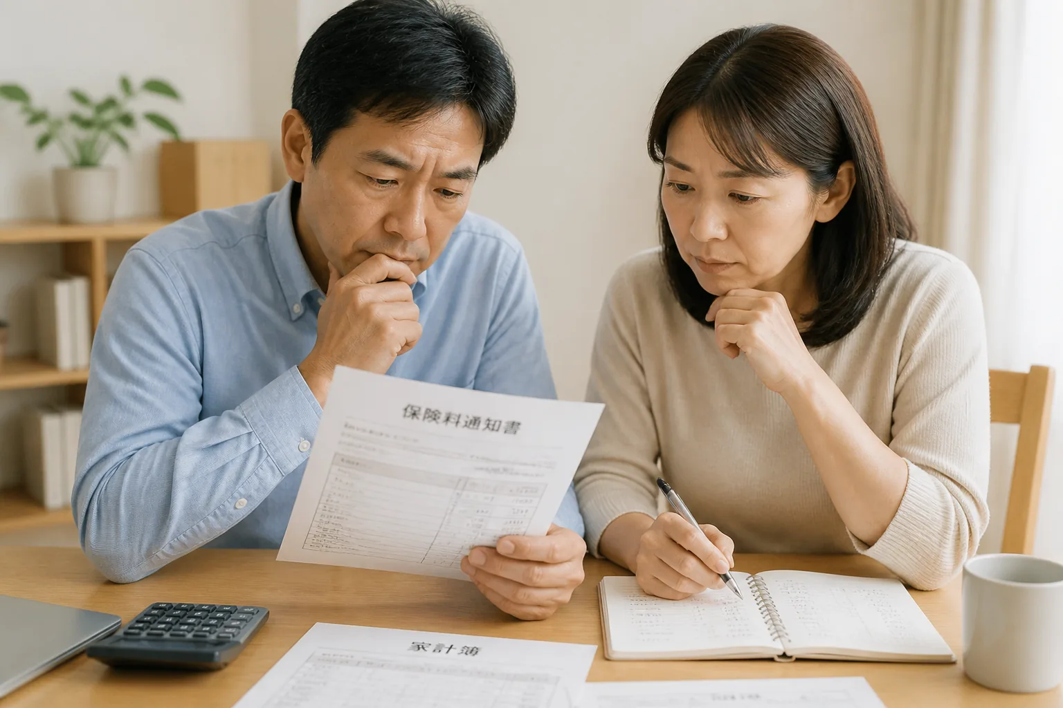 退職後の保険料見直しイメージ
