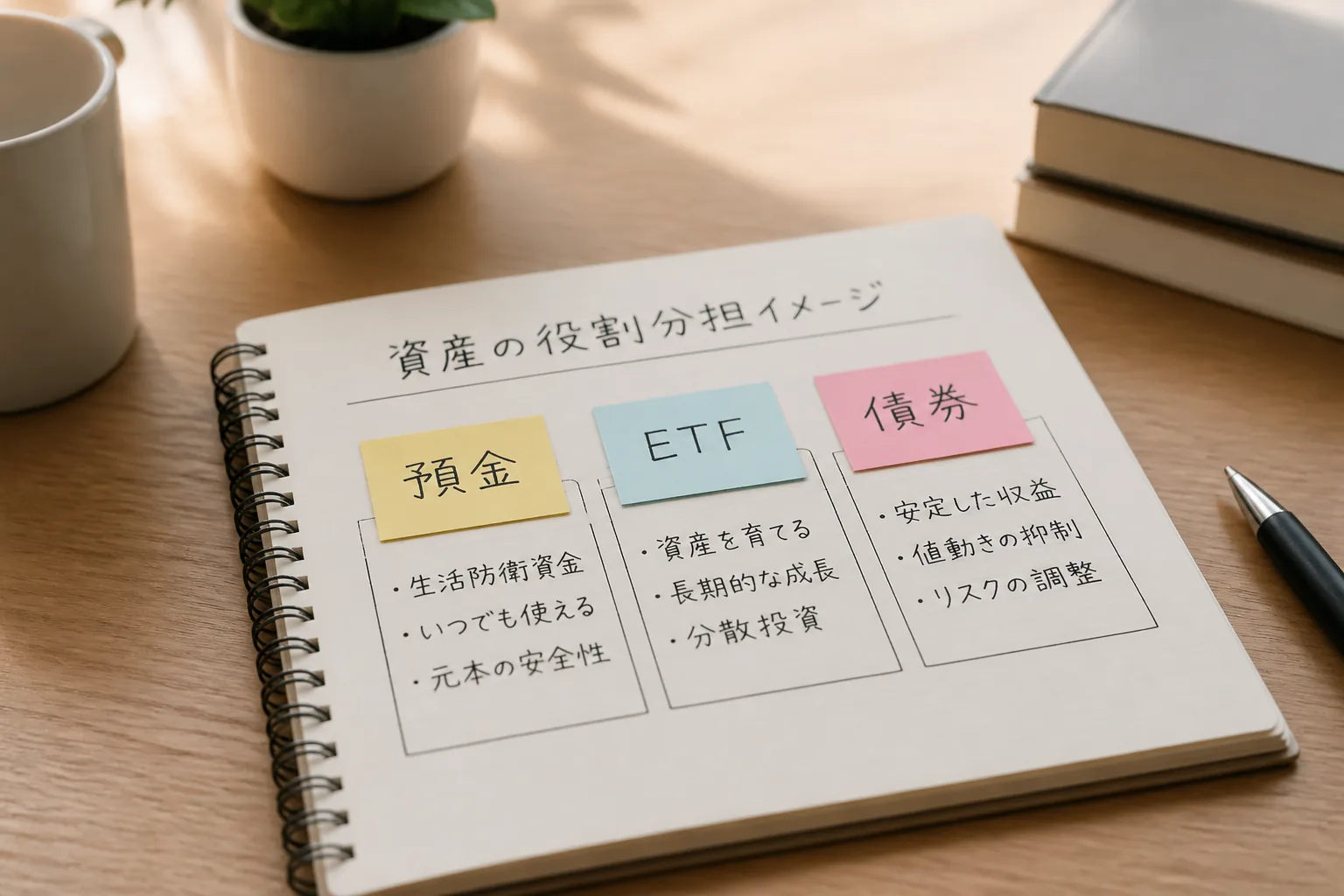 資産の役割分担イメージ