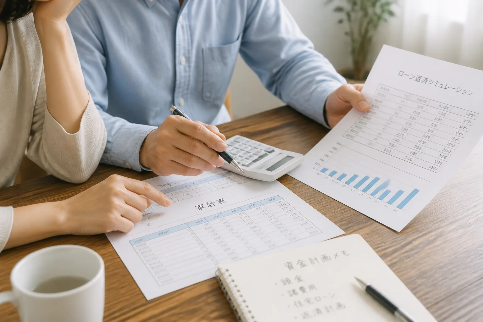 分譲申込前の資金計画