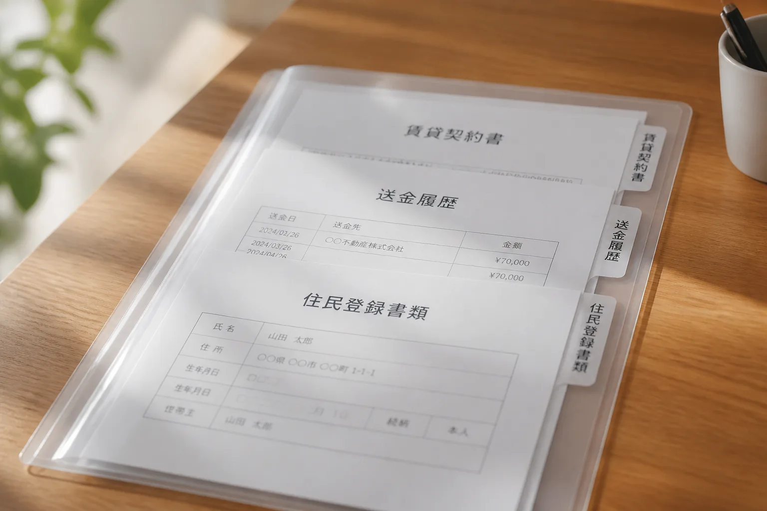 月세控除の必要書類チェック