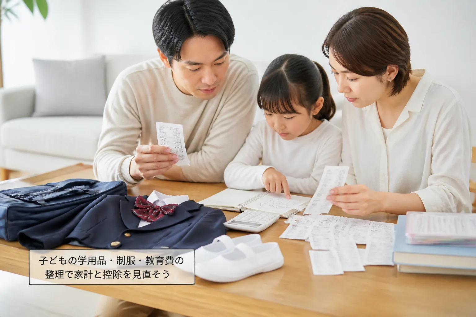 子育て世帯の控除整理イメージ
